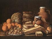 MELeNDEZ, Luis Still Life with Oranges and Walnuts ag china oil painting reproduction